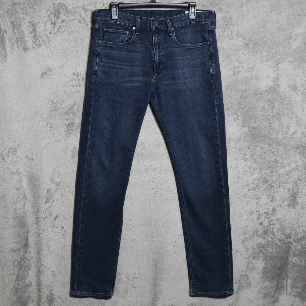 Rag & Bone Jeans Mens 33x31 Blue Fit 2 Slim Doyle Stretch Denim Whiskering